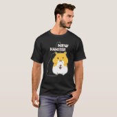 New Hampshire Pun Joke Cute Hamster Pet T-shirt (Voorkant volledig)