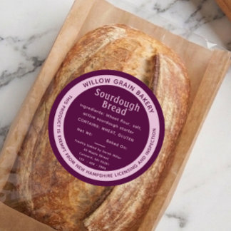 New Hampshire Purple Cottage Sourdough Brood Label