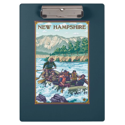 New Hampshire Rafting Scene Klembord (Voorkant)