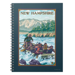 New Hampshire Rafting Scene Notitieboek