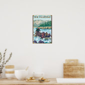 New Hampshire Rafting Scene Poster (Keuken)