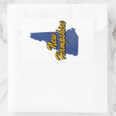New Hampshire Rechthoekige Sticker (Tas)