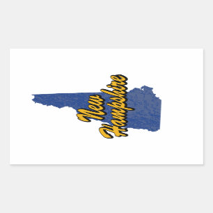 New Hampshire Rechthoekige Sticker