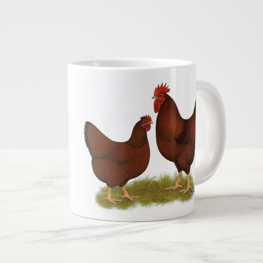 New Hampshire Reds Grote Koffiekop (Voorkant rechts)