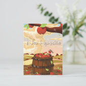New Hampshire-reisposter Briefkaart (Staand voorkant)