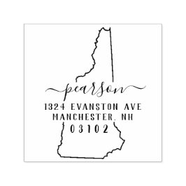 New Hampshire retouradres stempel zelf-inkt