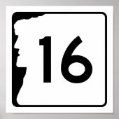 New Hampshire Route 16 Poster (Voorkant)