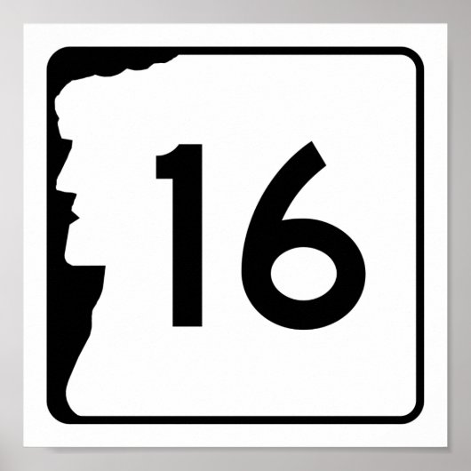 New Hampshire Route 16 Poster (Voorkant)