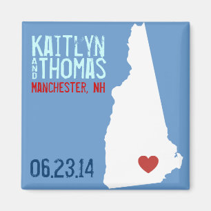 New Hampshire Save the Date -  City Magneet