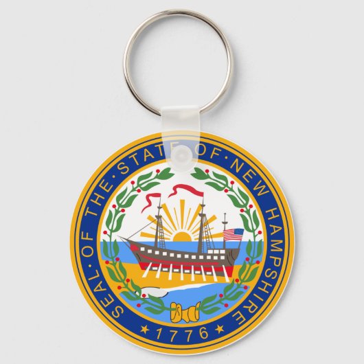 New Hampshire Seal Sleutelhanger (Voorkant)