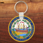 New Hampshire Seal Sleutelhanger (Voorkant)