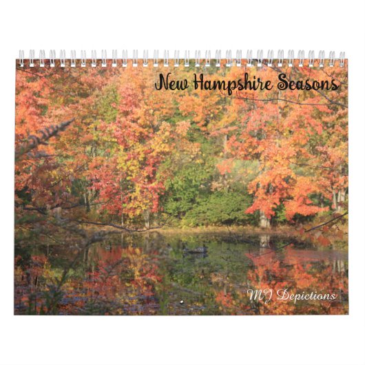 New Hampshire Seasons Calendar Kalender (Hoes)