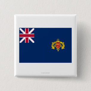 New Hampshire Second Regiment Flag Vierkante Button 5,1 Cm