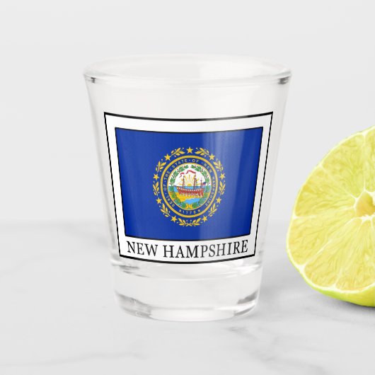 New Hampshire Shot Glas (Voorkant)