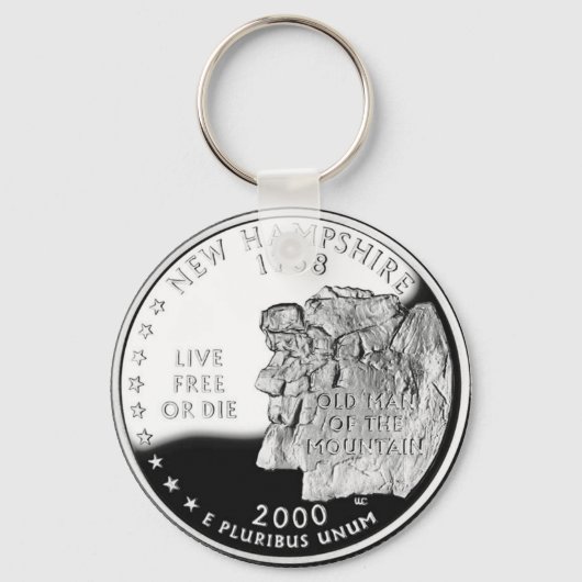 New Hampshire Sleutelhanger (Voorkant)