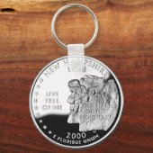 New Hampshire Sleutelhanger (Voorkant)