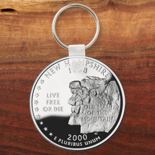 New Hampshire Sleutelhanger (Voorkant)