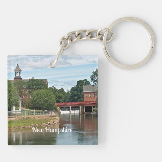 New Hampshire Sleutelhanger (Achterkant)
