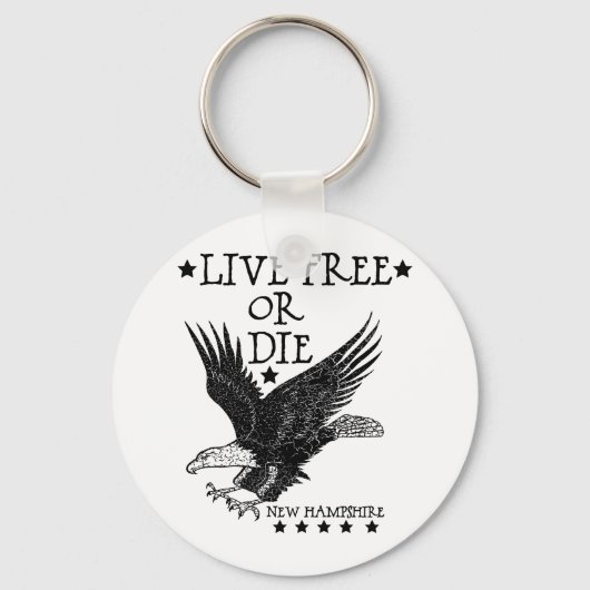 New Hampshire Sleutelhanger (Voorkant)