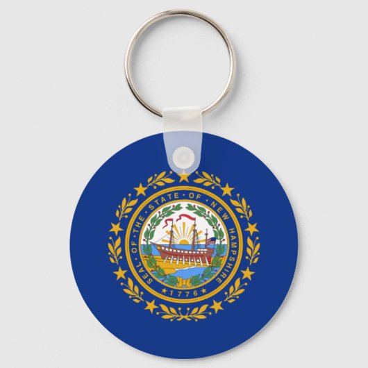 New Hampshire Sleutelhanger (Voorkant)