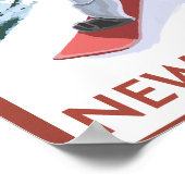 New Hampshire Snowboarder Scene Poster (Hoek)