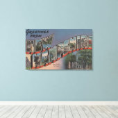 New Hampshire (Staatskapitaal/Bloem) Canvas Afdruk (Insitu (Houten vloer))