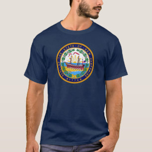 New Hampshire staatszegel T-shirt
