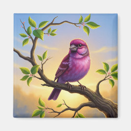 New Hampshire State Bird Purple Finch Magneet