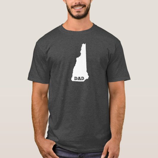 New Hampshire State Dad Shirt (Voorkant)
