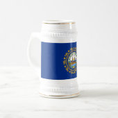 New Hampshire State Flag Bierpul (Voorkant links)