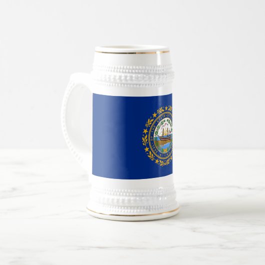 New Hampshire State Flag Bierpul (Voorkant links)