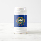 New Hampshire State Flag Bierpul (Center)