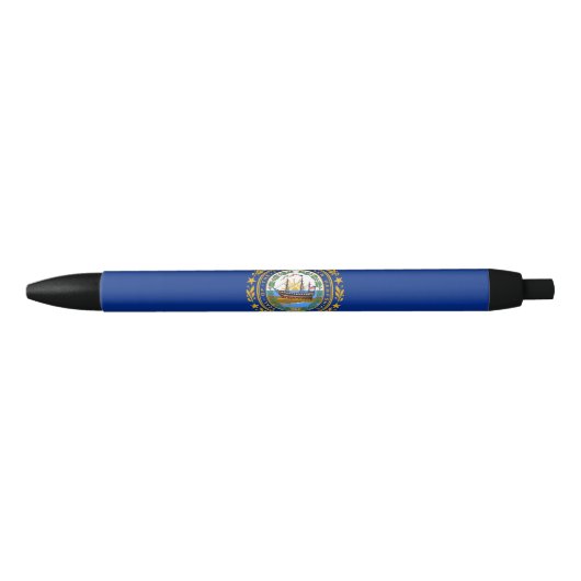 New Hampshire State Flag Blauwe Inkt Pen (Voorkant)