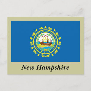 New Hampshire State Flag Briefkaart