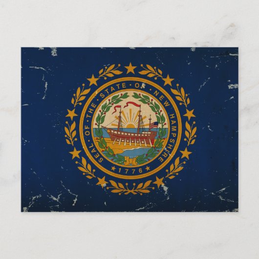 New Hampshire State Flag Briefkaart (Voorkant)