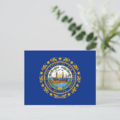 New Hampshire State Flag Briefkaart (Staand voorkant)