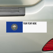 New Hampshire State Flag Bumpersticker (Op auto)