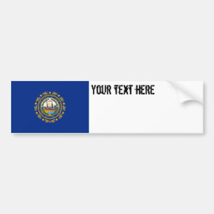 New Hampshire State Flag Bumpersticker