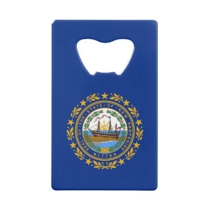New Hampshire State Flag Creditkaart Flessenopener