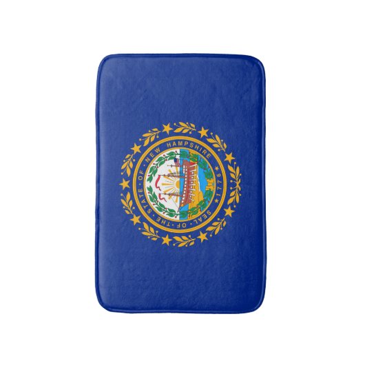 New Hampshire State Flag Design Badmat (Voorkant Verticaal)