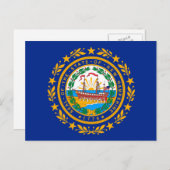 New Hampshire State Flag Design Briefkaart (Voorkant / Achterkant)