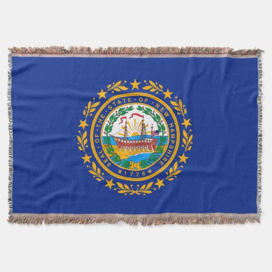 New Hampshire State Flag Design Decor Deken (Voorkant)