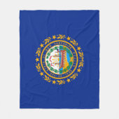 New Hampshire State Flag Design Fleece Deken (Voorkant)