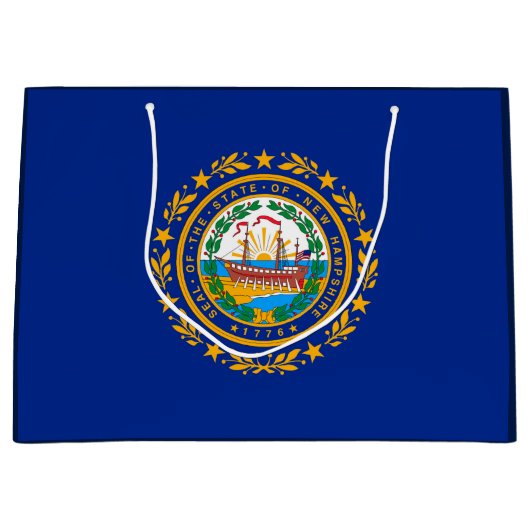 New Hampshire State Flag Design Large Cadeautasje (Voorkant)