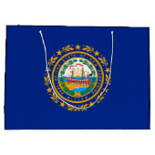New Hampshire State Flag Design Large Cadeautasje (Achterkant)