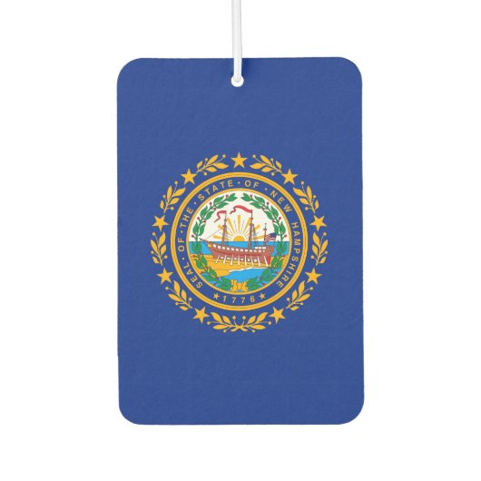 New Hampshire State Flag Design Luchtverfrisser (Voorkant)