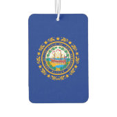 New Hampshire State Flag Design Luchtverfrisser (Achterkant)