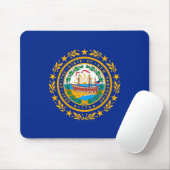 New Hampshire State Flag Design Muismat (Met muis)