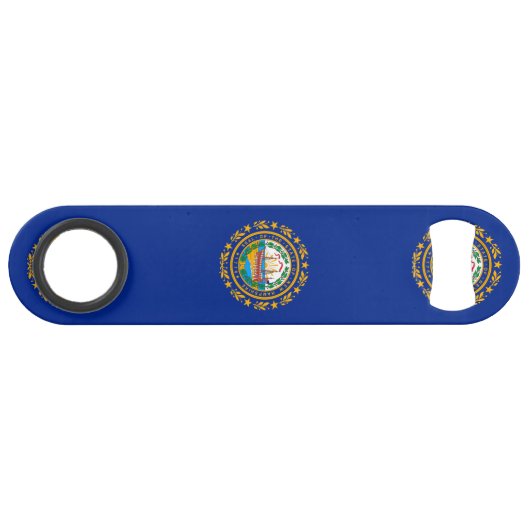 New Hampshire State Flag Design Speed Flessenopener (Achterkant Horizontaal)