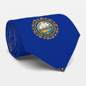 New Hampshire State Flag Design Stropdas (Opgerold)
